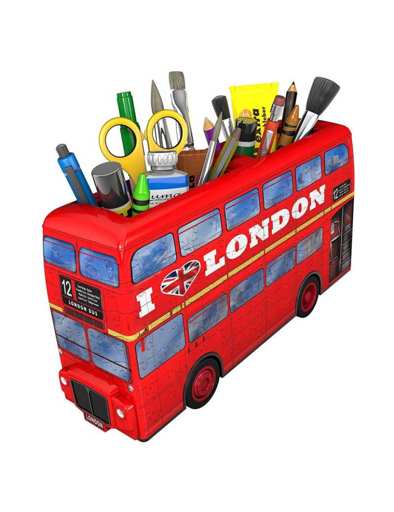 Ravensburger 12534. Puzzle 3D Bus Londres 216 Piezas