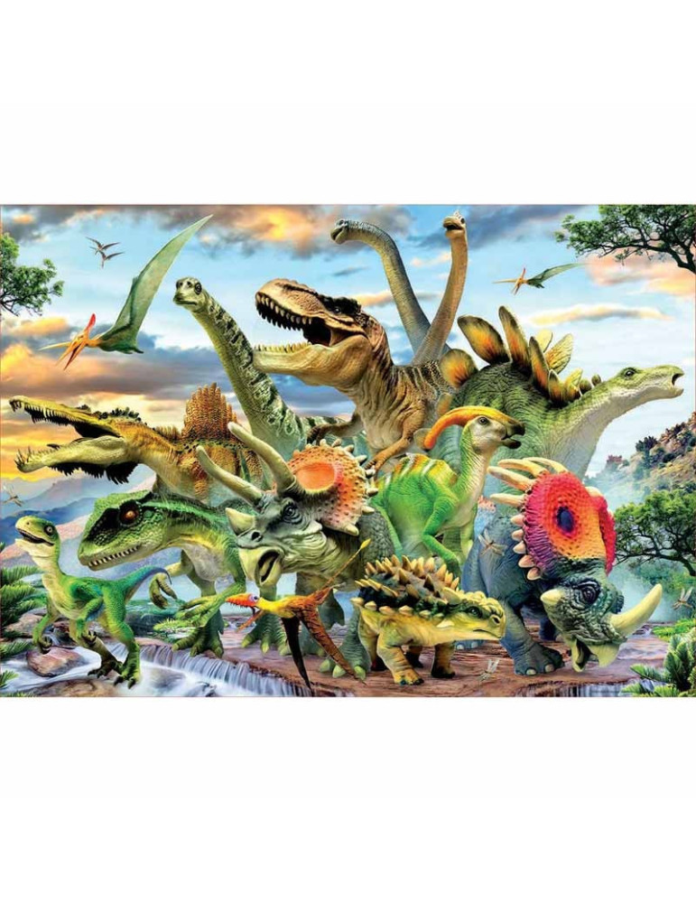 Educa 17961. Puzzle 500 Piezas Dinosaurios