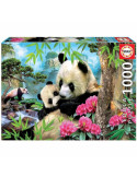 Educa 17995. Puzzle 1000 Piezas Osos Panda