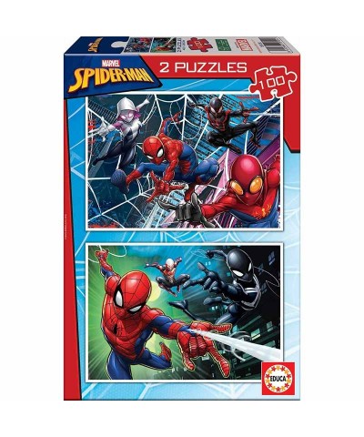 Educa 18101. Puzzle 2x100 Spider-Man
