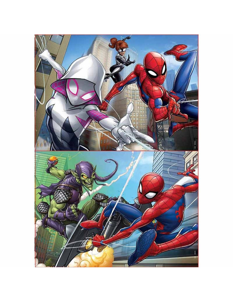 Educa 18099. Puzzle 2x48 Spider-Man