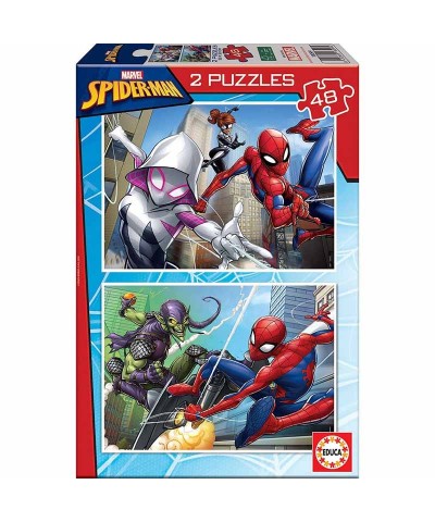 Educa 18099. Puzzle 2x48 Spider-Man