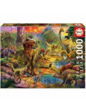 Educa 17655. Puzzle 1000 Piezas Tierra de Dinosaurios