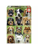 Educa 17963. Puzzle 500 Piezas Collage de Perros