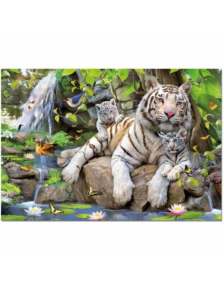 Educa 14808. Puzzle 1000 Piezas Tigres de Bengala