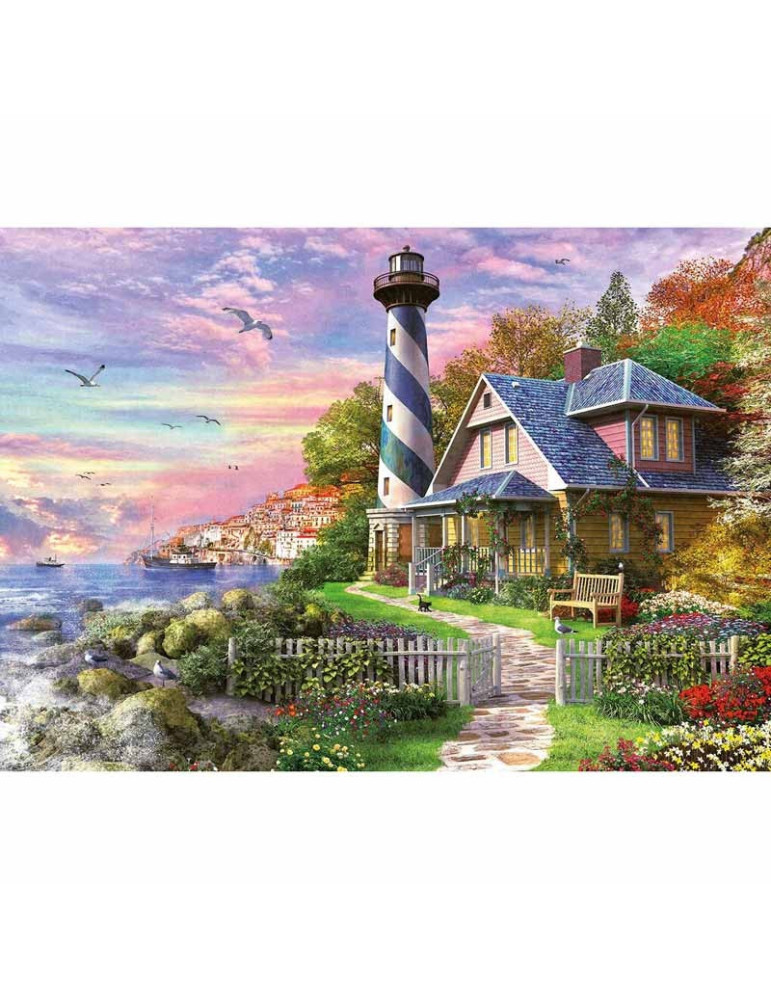 Educa 17740. Puzzle 1000 Piezas Faro en Rock Bay