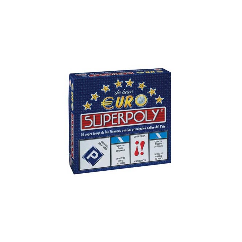 1320. Juego de mesa Superpoly de Luxe Euro, Falomir