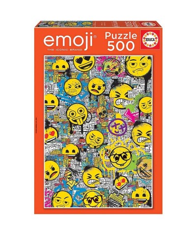 Puzzle 500 Piezas Emoji Graffiti
