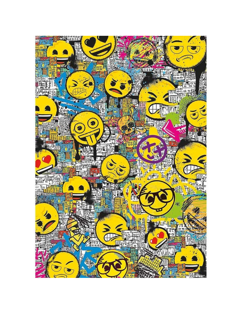 Puzzle 500 Piezas Emoji Graffiti