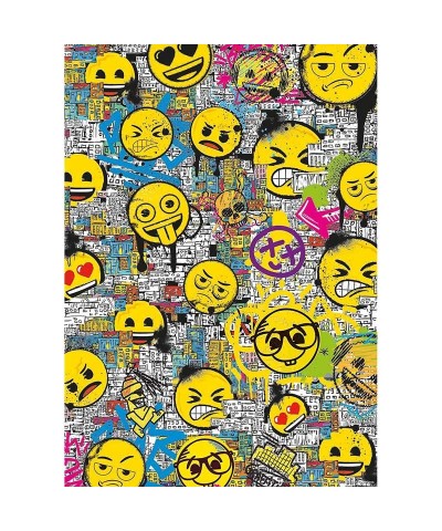 Puzzle 500 Piezas Emoji Graffiti