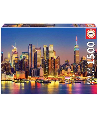 Puzzle 1500 Piezas Manhattan de Noche