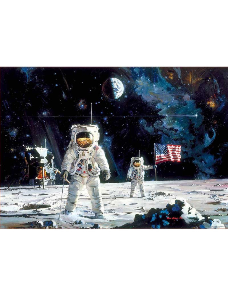 Puzzle 1000 piezas Primer Hombre en la Luna