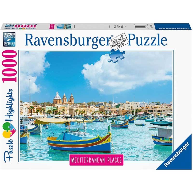 Puzzle 1000 Piezas Malta Mediterránea