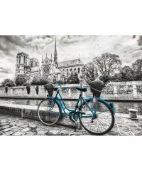 Puzzle 500 piezas Bicicleta cerca de Notre Dame
