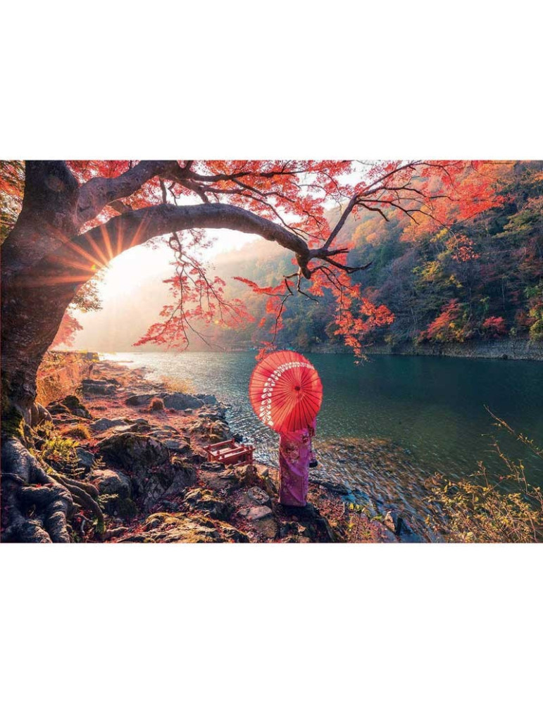 Puzzle 1000 Piezas Amanecer en el río Katsura