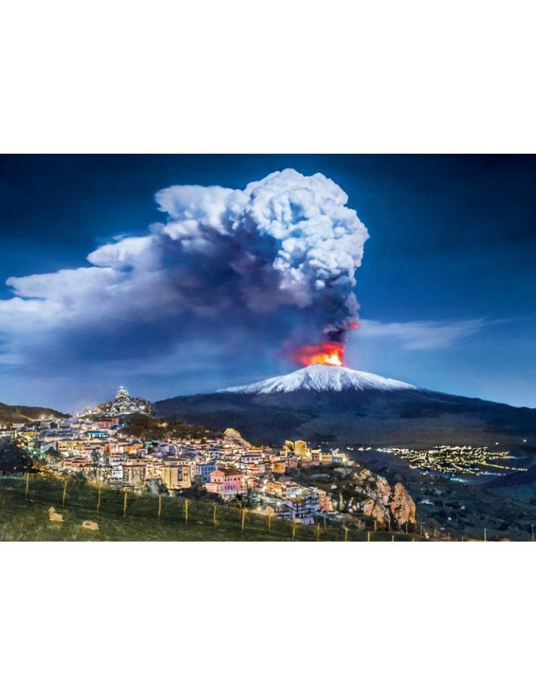 Puzzle 1000 piezas Volcán Etna