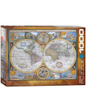 Puzzle 1000 piezas Mapamundi Antiguo