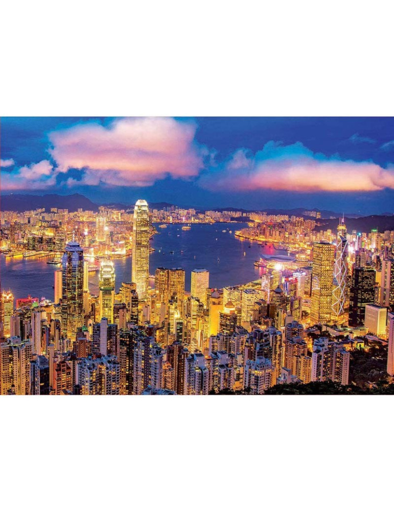 Puzzle 1000 piezas Hong Kong Neón