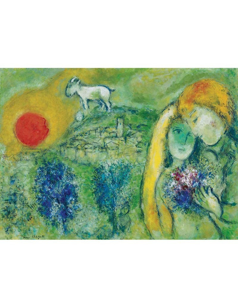 Puzzle 1000 piezas Los Enamorados de Vence