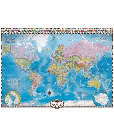 Puzzle 1000 piezas Mapa del Mundo