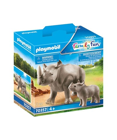 Rinoceronte con Bebé