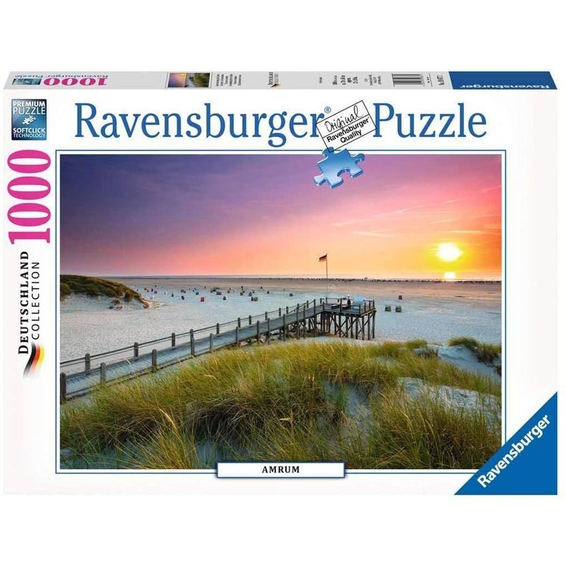 Puzzle 1000 Piezas El Atardecer sobre Amrum