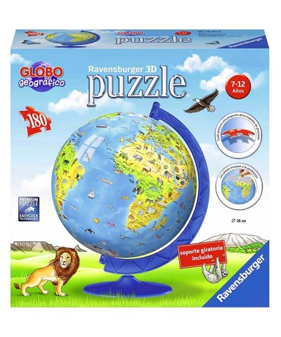 Puzzle Bola 180 Piezas Globo Geográfico