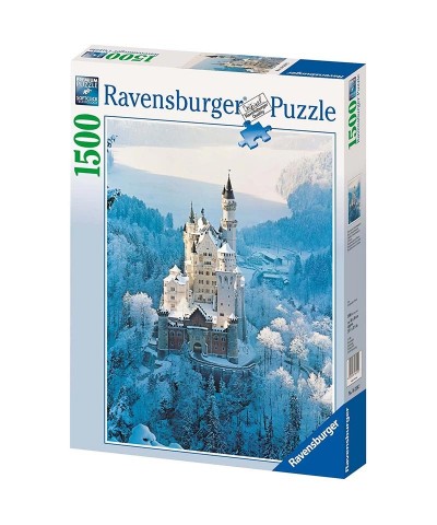 Puzzle 1500 Piezas Neuschwanstein en Invierno