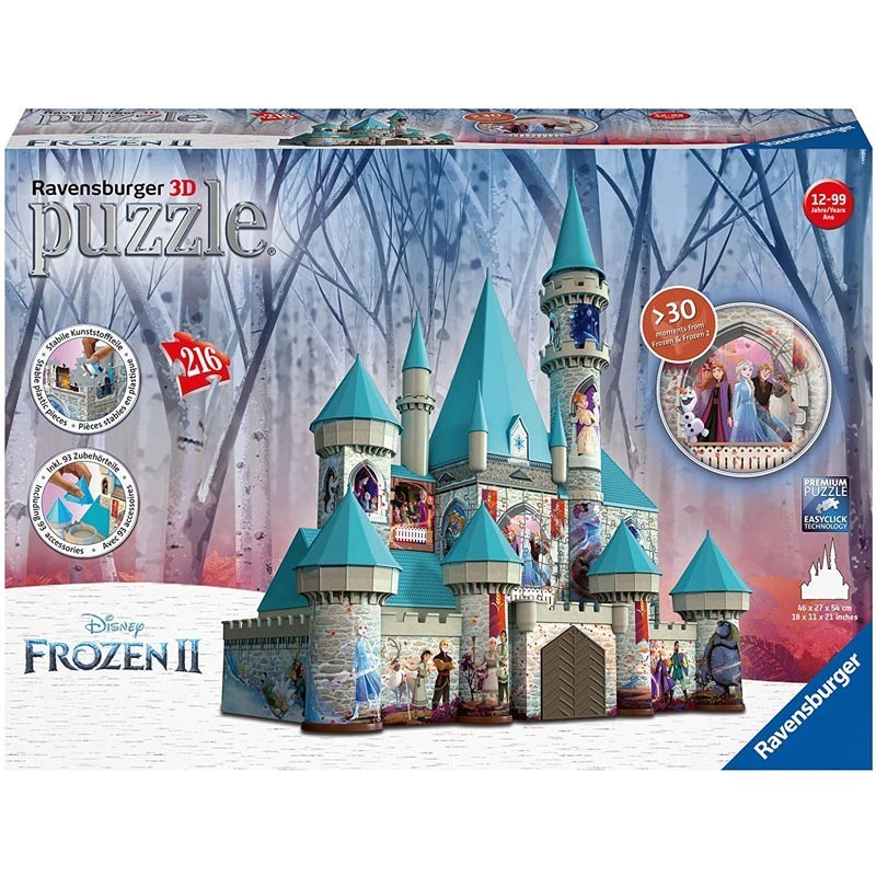 Puzzle 3D 216 Piezas Castillo Frozen 2