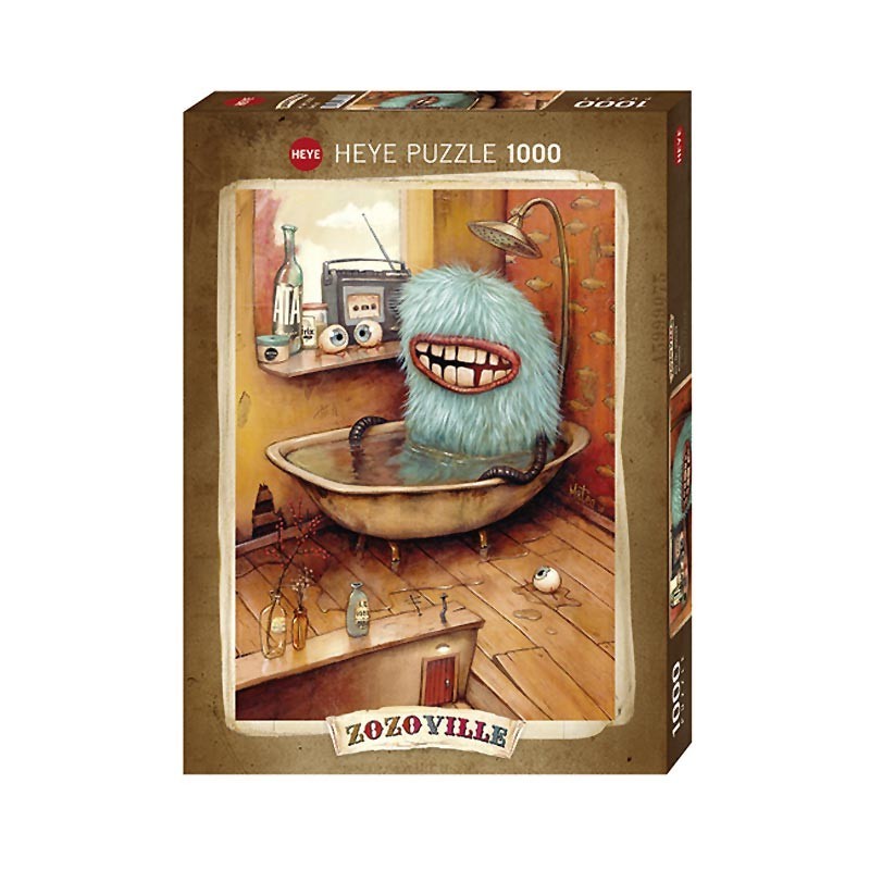 Heye 29539. Puzzle 1000 Piezas. Zozoville. Bañera