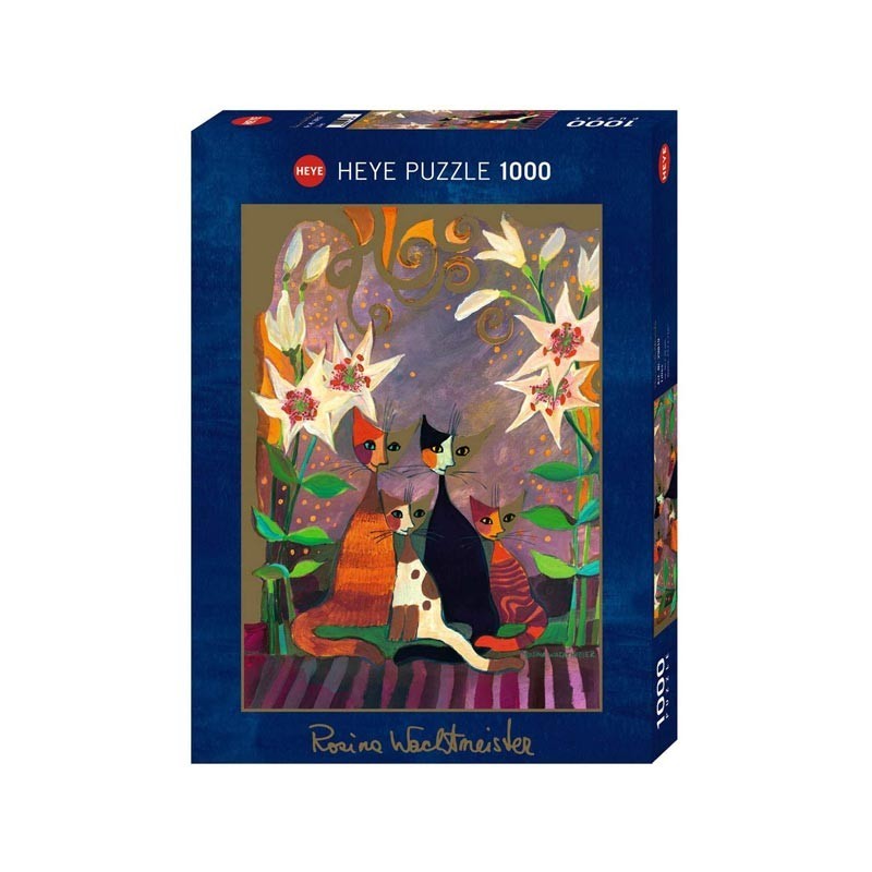 Heye 29819. Puzzle 1000 Piezas Lirios. Rosina Wachtmeister