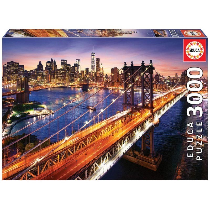 Puzzle 3000 Piezas Manhattan al Atardecer