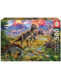 Puzzle 500 Piezas Encuentro de Dinosaurios