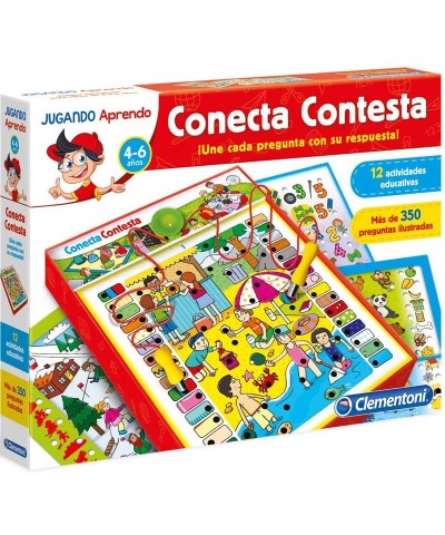 Clementoni 65380. Conecta Contesta. 4-6 años