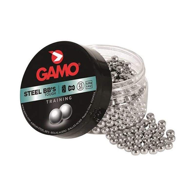 Gamo 6320634. Caja 500 Bolas Acero BB 4.5 mm