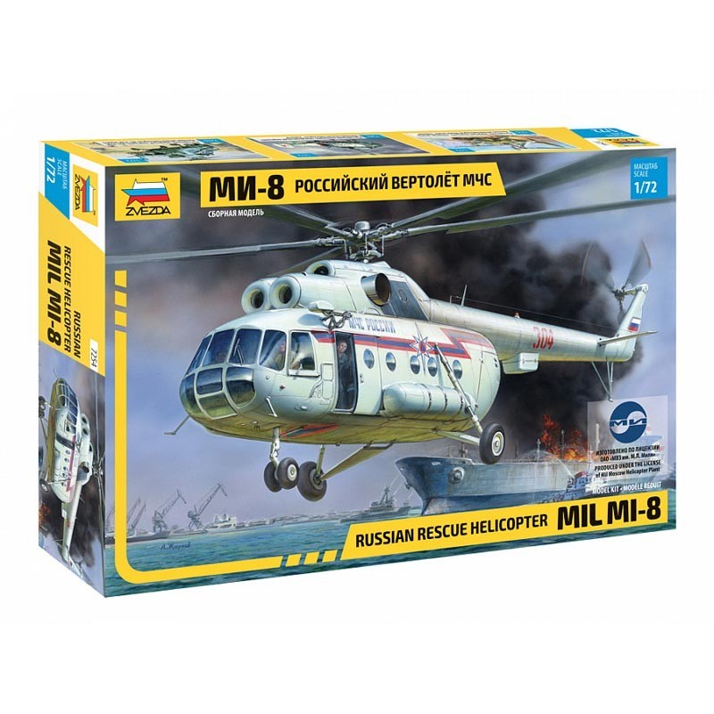 1/72 Helicóptero de Rescate MIL MI-8