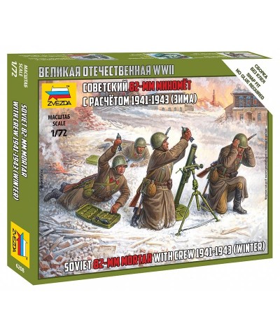 1/72 Equipo Soviético con Mortero 82mm Invierno 1941-43