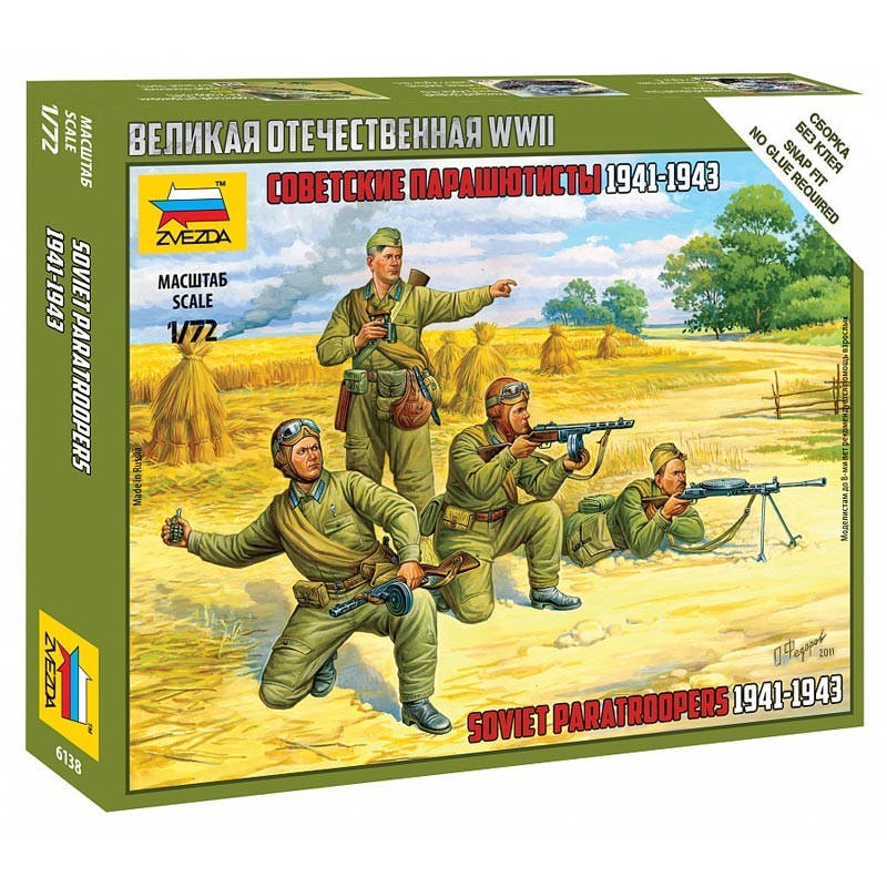 1/72 Paracaidistas Soviéticos 1941-43