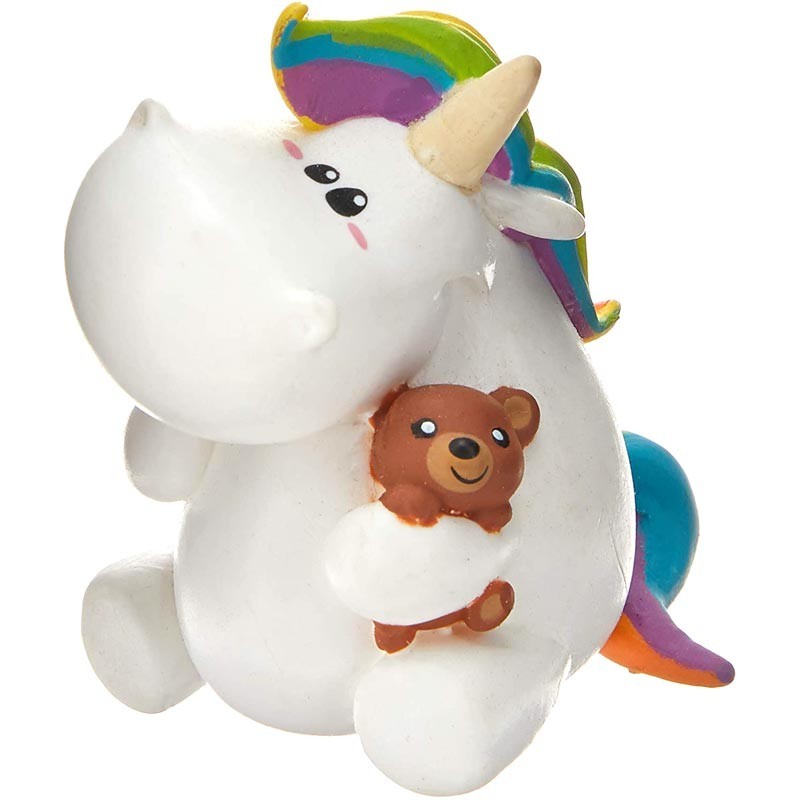 Unicornio con Oso de Peluche