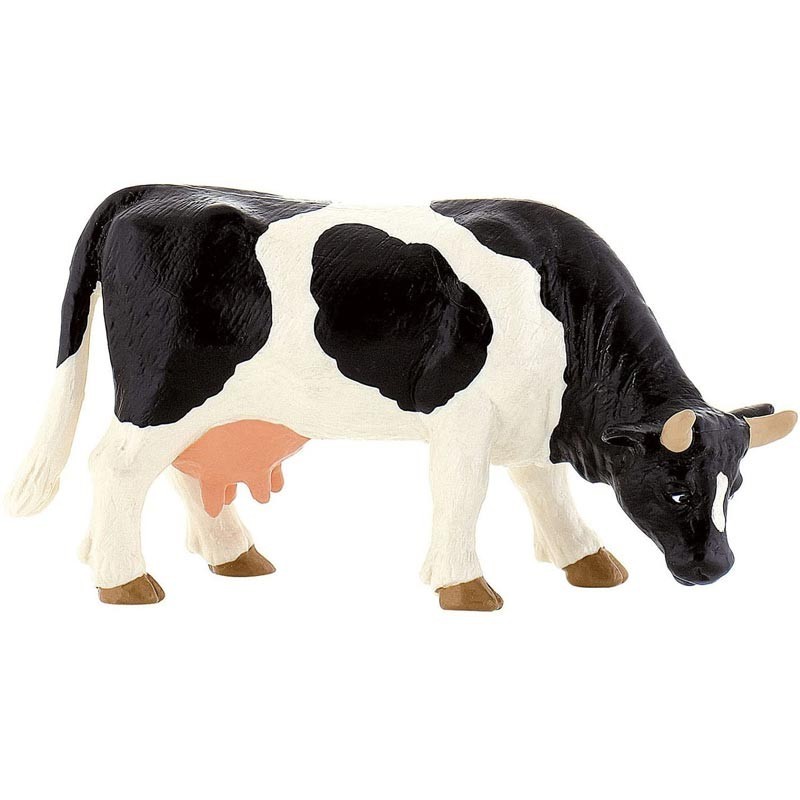 Vaca Pastando blanca/negra