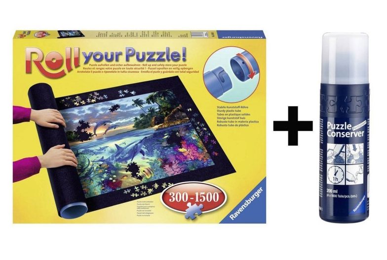 Cómo usar el puzzle roll la tela enrollable para guardar puzzles 